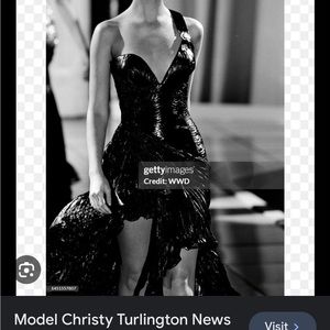 Gianni Versace 1994 Vintage Dress size 8 Medusa Brooch